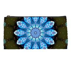 Baby Blue Flower Pencil Case from ArtsNow.com Front