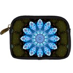 Baby Blue Flower Digital Camera Leather Case