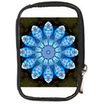 Baby Blue Flower Compact Camera Leather Case