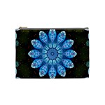 Baby Blue Flower Cosmetic Bag (Medium)