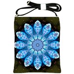 Baby Blue Flower Shoulder Sling Bag