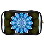 Baby Blue Flower Toiletries Bag (Two Sides)