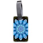 Baby Blue Flower Luggage Tag (one side)