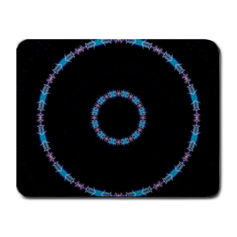 Blue Outline Small Mousepad from ArtsNow.com Front