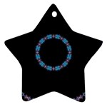 Blue Outline Ornament (Star)