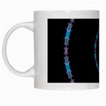 Blue Outline White Mug