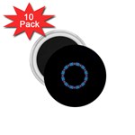 Blue Outline 1.75  Magnet (10 pack) 