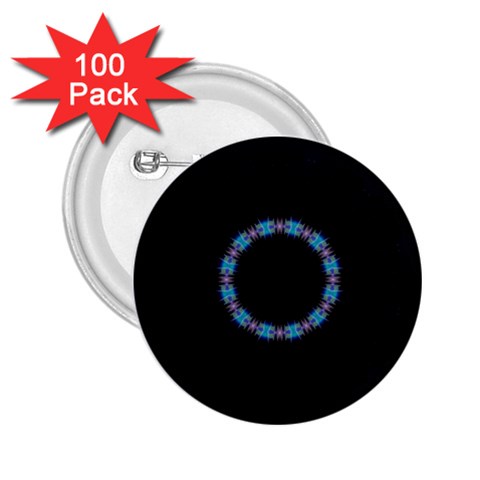 Blue Outline 2.25  Button (100 pack) from ArtsNow.com Front