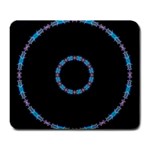 Blue Outline Large Mousepad