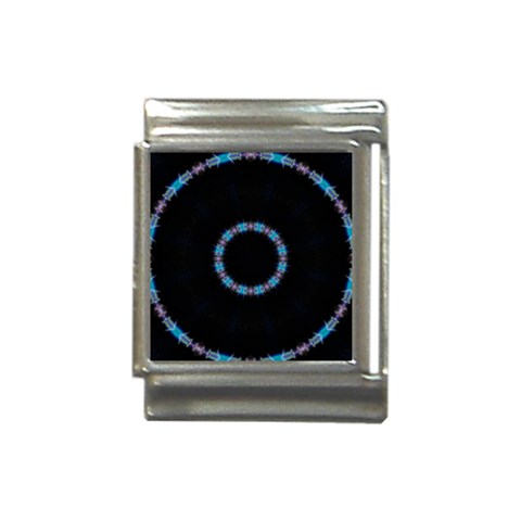 Blue Outline Italian Charm (13mm) from ArtsNow.com Front