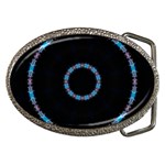 Blue Outline Belt Buckle