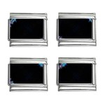 Blue Outline 9mm Italian Charm (4 pack)