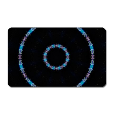 Blue Outline Magnet (Rectangular) from ArtsNow.com Front