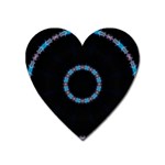 Blue Outline Magnet (Heart)