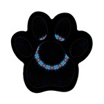 Blue Outline Magnet (Paw Print)