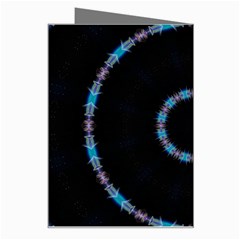 Blue Outline Greeting Card from ArtsNow.com Right