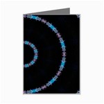 Blue Outline Mini Greeting Card