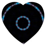 Blue Outline Jigsaw Puzzle (Heart)