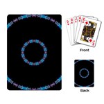 Blue Outline Playing Cards Single Design