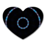 Blue Outline Mousepad (Heart)