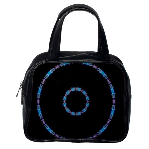 Blue Outline Classic Handbag (One Side) from ArtsNow.com Front