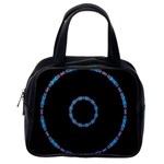 Blue Outline Classic Handbag (One Side)