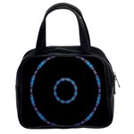 Blue Outline Classic Handbag (Two Sides)