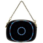 Blue Outline Chain Purse (One Side)