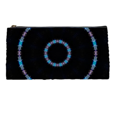 Blue Outline Pencil Case from ArtsNow.com Front