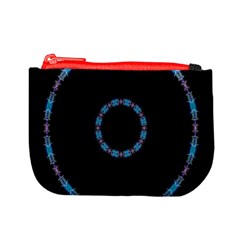 Blue Outline Mini Coin Purse from ArtsNow.com Front