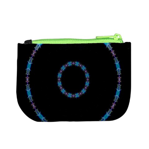 Blue Outline Mini Coin Purse from ArtsNow.com Back