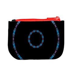 Blue Outline Mini Coin Purse from ArtsNow.com Back