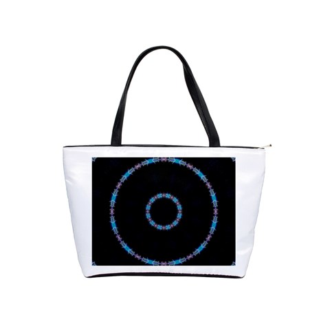 Blue Outline Classic Shoulder Handbag from ArtsNow.com Front