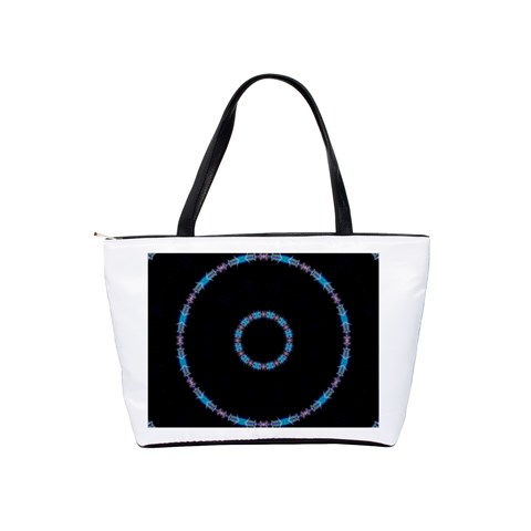 Blue Outline Classic Shoulder Handbag from ArtsNow.com Back