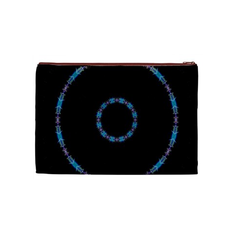 Blue Outline Cosmetic Bag (Medium) from ArtsNow.com Front