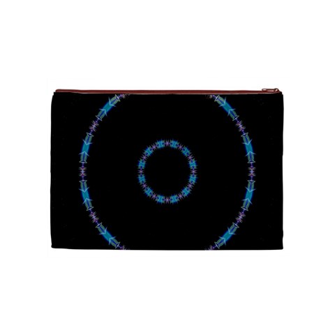 Blue Outline Cosmetic Bag (Medium) from ArtsNow.com Back