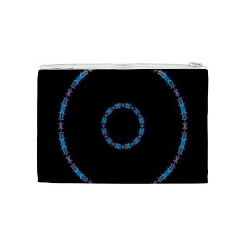 Blue Outline Cosmetic Bag (Medium) from ArtsNow.com Back