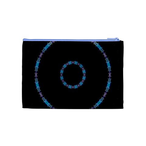 Blue Outline Cosmetic Bag (Medium) from ArtsNow.com Back