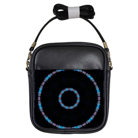 Blue Outline Girls Sling Bag from ArtsNow.com Front