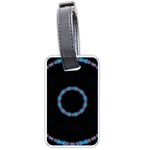 Blue Outline Luggage Tag (one side)