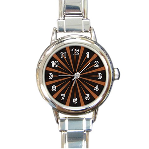 Speed of Light Round Italian Charm Watch from ArtsNow.com Front