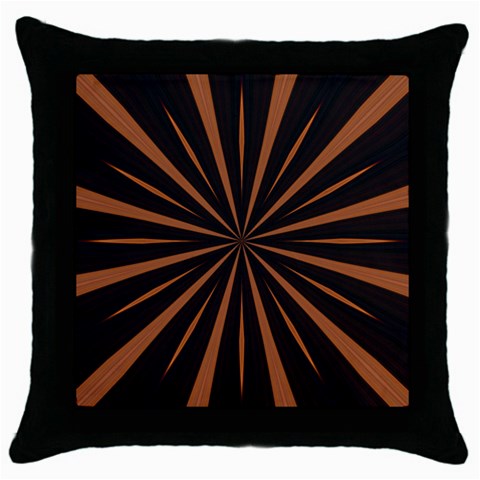 Speed of Light Throw Pillow Case (Black) from ArtsNow.com Front