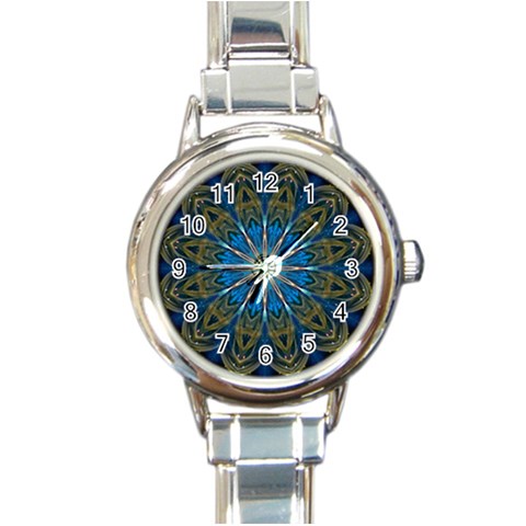 Bright Star Round Italian Charm Watch from ArtsNow.com Front