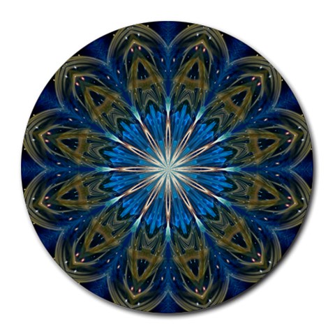 Bright Star Round Mousepad from ArtsNow.com Front