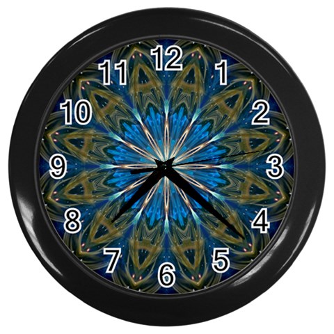 Bright Star Wall Clock (Black) from ArtsNow.com Front