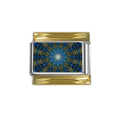 Bright Star Gold Trim Italian Charm (9mm) from ArtsNow.com Front