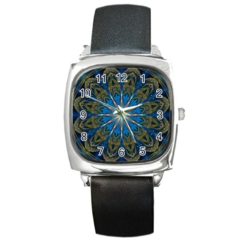 Bright Star Square Metal Watch from ArtsNow.com Front