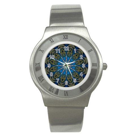 Bright Star Stainless Steel Watch from ArtsNow.com Front