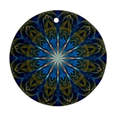 Bright Star Round Ornament (Two Sides) from ArtsNow.com Front