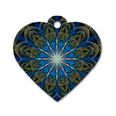 Bright Star Dog Tag Heart (Two Sides) from ArtsNow.com Back